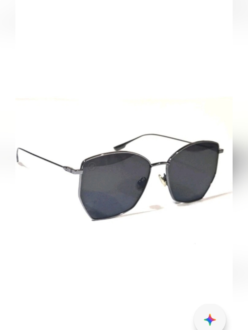 Blenders Atala Sunglasses Oversized Gunmetal Grey Women